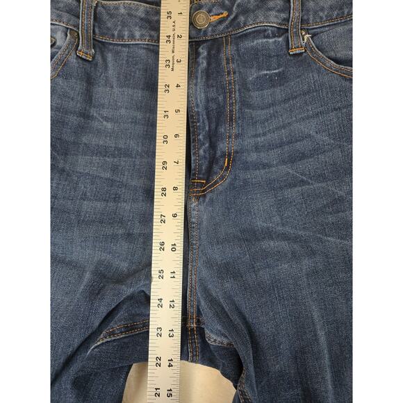 American Eagle Mens 42x32 Jeans Relaxed Straight Dark Wash Denim Pants 0788 - Picture 8 of 11